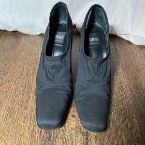 Vintage DKNY Black Sock Pumps